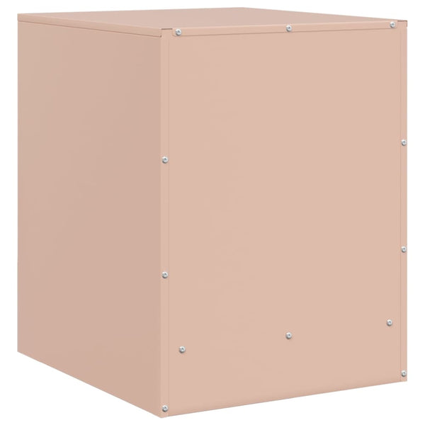 Rosa Nachttisch Expresso 34,5x39x44cm (Stahl)