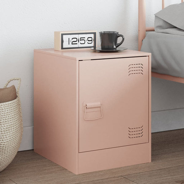 Rosa Nachttisch Expresso 34,5x39x44cm (Stahl)