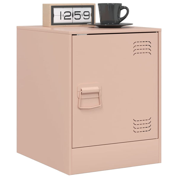 Nachttische Expresso 34,5x39x44cm, rosa (2 St., Stahl)