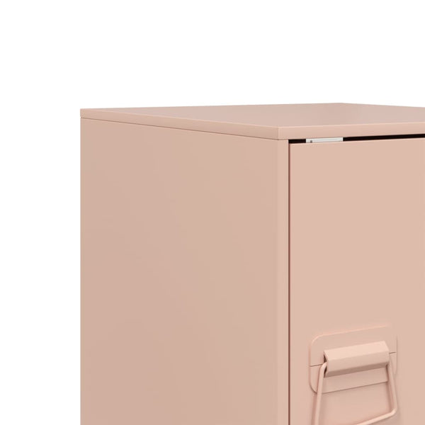 Nachttische Expresso 34,5x39x44cm, rosa (2 St., Stahl)