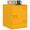 Senfgelbe Nachttische Expresso 34,5x39x44cm (2 St., Stahl)
