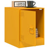 Senfgelbe Nachttische Expresso 34,5x39x44cm (2 St., Stahl)