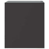Schwarze Nachttische Franzini 34,5x39x44cm (2 Stk., Stahl)