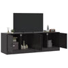Musta tv-tasot Damian 67x39x44cm (2 kpl, teräs)