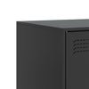Musta tv-tasot Damian 67x39x44cm (2 kpl, teräs)