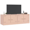 Pinke TV-Tische Damian 67x39x44cm (2 St., Stahl)