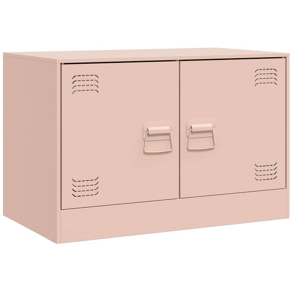 Pinke TV-Tische Damian 67x39x44cm (2 St., Stahl)