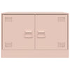 Pinke TV-Tische Damian 67x39x44cm (2 St., Stahl)