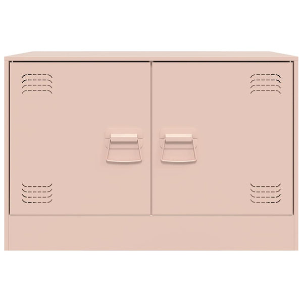 Pinke TV-Tische Damian 67x39x44cm (2 St., Stahl)