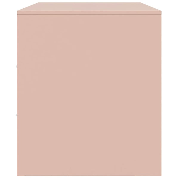 Pinke TV-Tische Damian 67x39x44cm (2 St., Stahl)