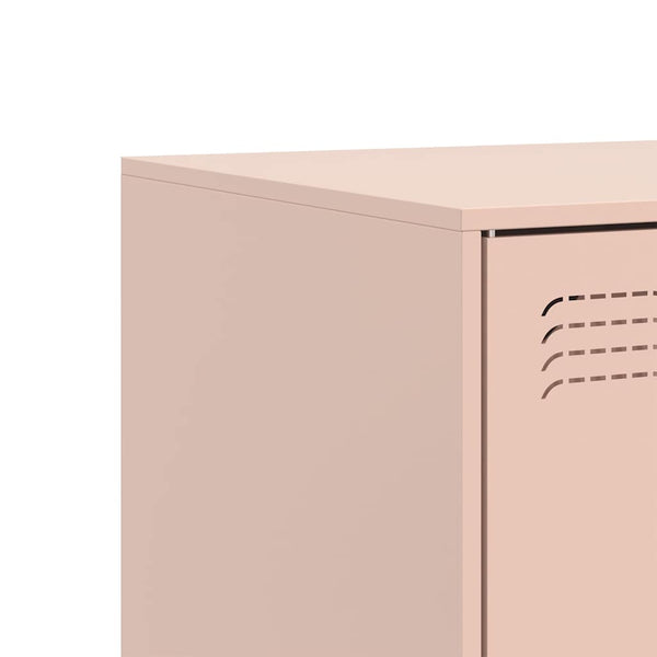 Pinke TV-Tische Damian 67x39x44cm (2 St., Stahl)