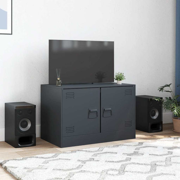 TV-Möbel Damian Anthrazit 67x39x44cm (Stahl)