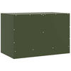 Oliovgrünes TV-Möbel Damian 67x39x44cm (Stahl)