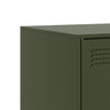 Oliovgrünes TV-Möbel Damian 67x39x44cm (Stahl)