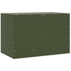Olivgrüne TV-Lowboards Damian 67x39x44cm (2 Stück, Stahl)