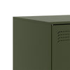 Olivgrüne TV-Lowboards Damian 67x39x44cm (2 Stück, Stahl)