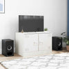Weißes TV-Lowboard Damian 67x39x44cm (Stahl)