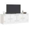 Valkoinen tv-tasot Damian 67x39x44cm (2 kpl, teräs)