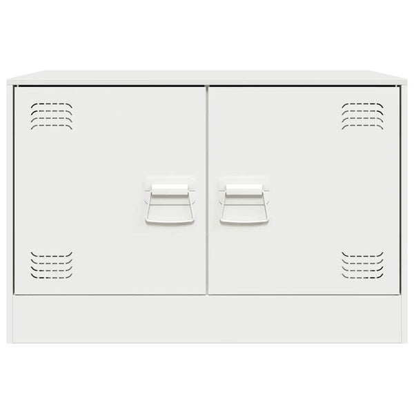 Valkoinen tv-tasot Damian 67x39x44cm (2 kpl, teräs)