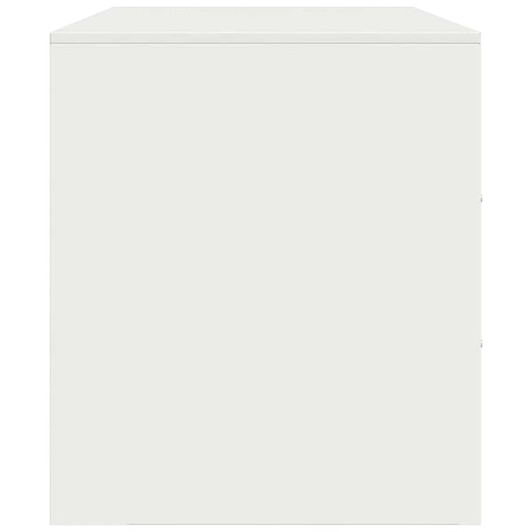 Valkoinen tv-tasot Damian 67x39x44cm (2 kpl, teräs)