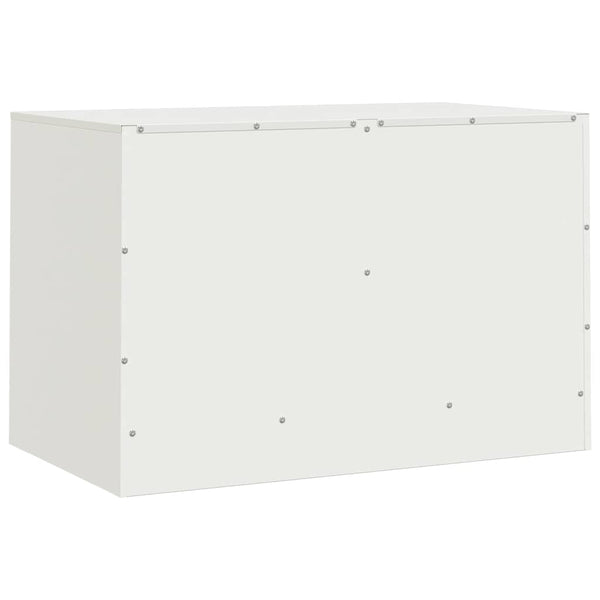 Valkoinen tv-tasot Damian 67x39x44cm (2 kpl, teräs)