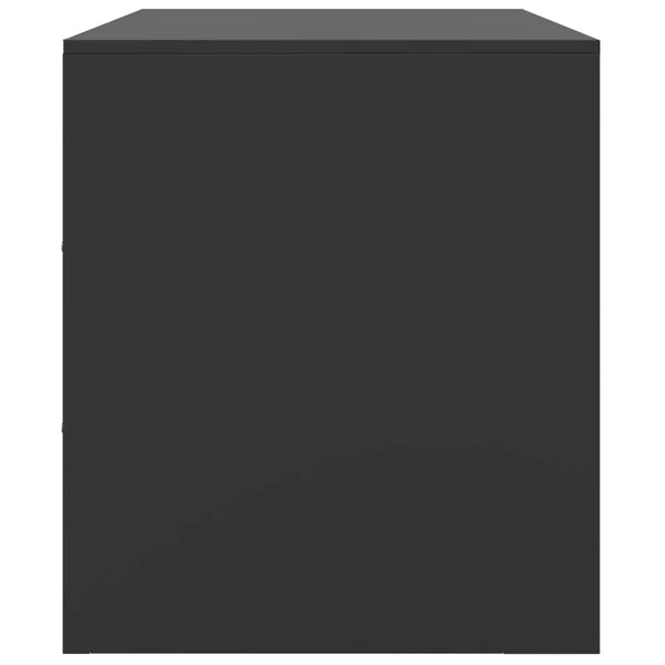 TV-taso musta 99x39x44 cm teräs