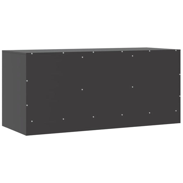 TV-taso musta 99x39x44 cm teräs