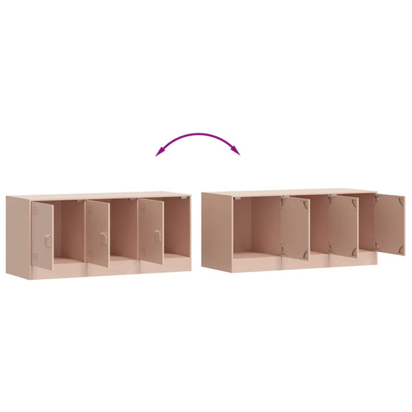 Rosa TV-Lowboard Tulcer 99x39x44cm (Stahl)