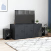 TV-Lowboard Anthrazit Tulcer 99x39x44cm (Stahl)