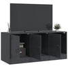TV-Lowboard Anthrazit Tulcer 99x39x44cm (Stahl)