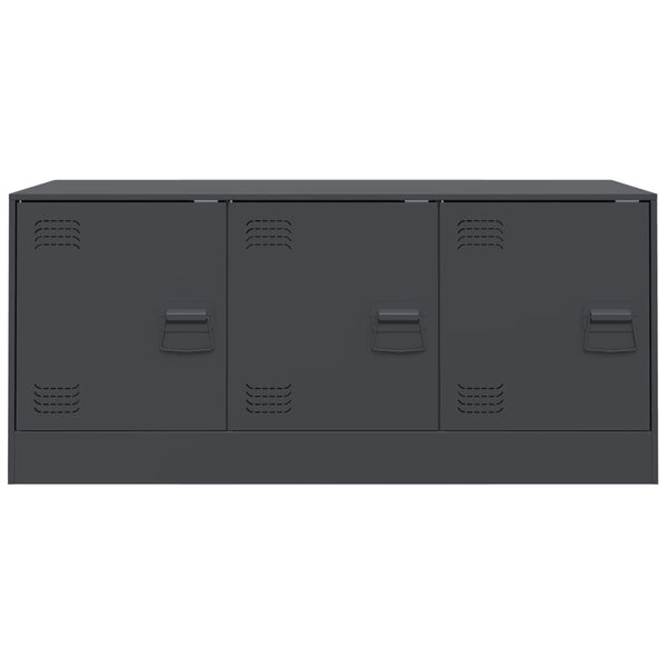 TV-Lowboard Anthrazit Tulcer 99x39x44cm (Stahl)