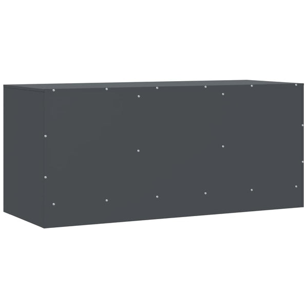 TV-Lowboard Anthrazit Tulcer 99x39x44cm (Stahl)