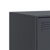 TV-Lowboard Anthrazit Tulcer 99x39x44cm (Stahl)