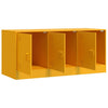 Senfgelbes TV-Möbel Tulcer 99x39x44cm (Stahl)