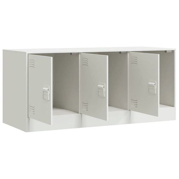 Valkoinen tv-taso Tulcer 99x39x44cm (teräs)