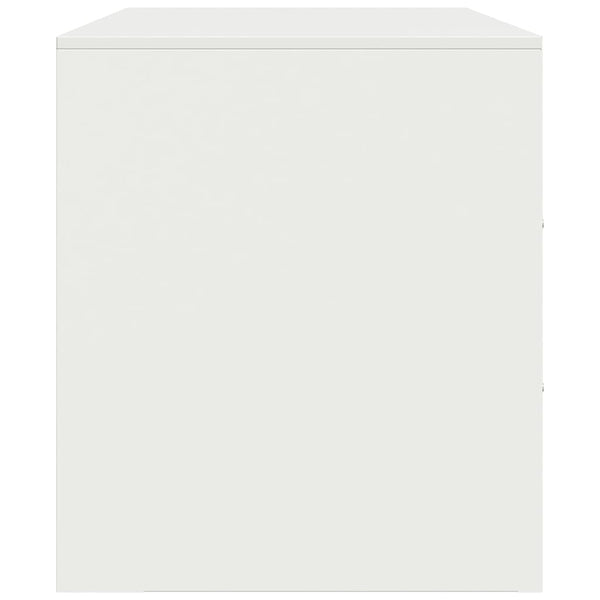 Valkoinen tv-taso Tulcer 99x39x44cm (teräs)
