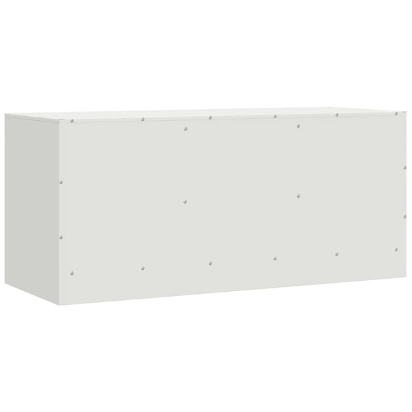 Valkoinen tv-taso Tulcer 99x39x44cm (teräs)