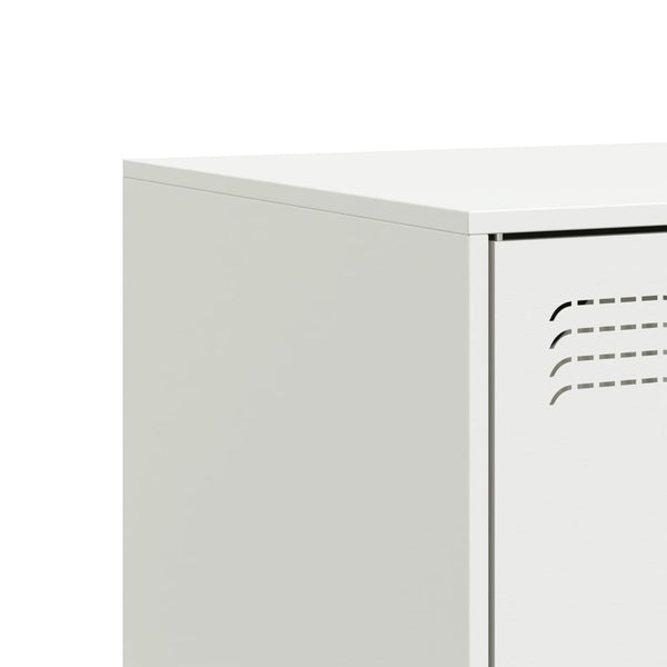 Valkoinen tv-taso Tulcer 99x39x44cm (teräs)
