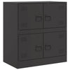 Schwarzes Sideboard Yousuf 67x39x73cm (Stahl)