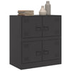Schwarzes Sideboard Yousuf 67x39x73cm (Stahl)