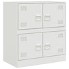 Weißes Sideboard Yousuf 67x39x73cm (Stahl)