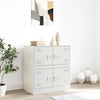 Weißes Sideboard Yousuf 67x39x73cm (Stahl)