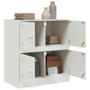 Weißes Sideboard Yousuf 67x39x73cm (Stahl)