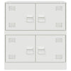 Weißes Sideboard Yousuf 67x39x73cm (Stahl)