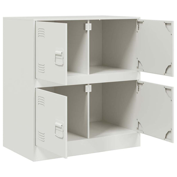 Weißes Sideboard Yousuf 67x39x73cm (Stahl)