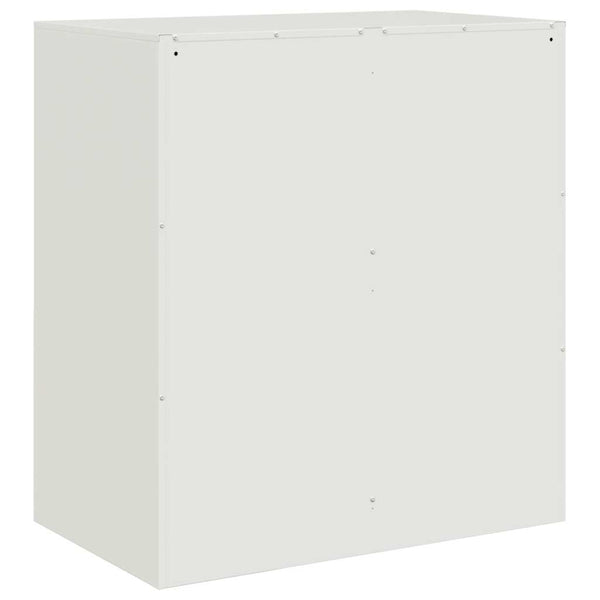 Weißes Sideboard Yousuf 67x39x73cm (Stahl)