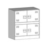 Weißes Sideboard Yousuf 67x39x73cm (Stahl)