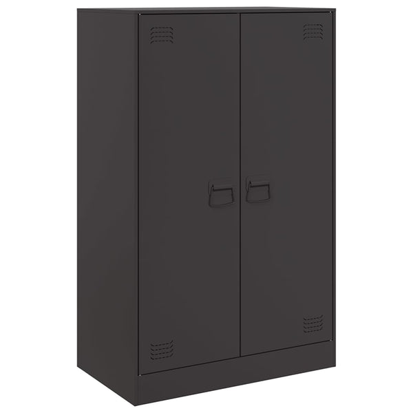 Schwarze Kommode Sahib 67x39x107cm (Stahl)