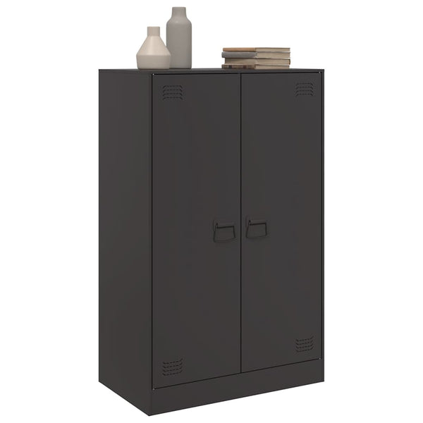 Schwarze Kommode Sahib 67x39x107cm (Stahl)