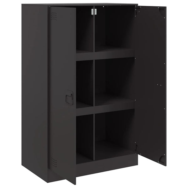 Schwarze Kommode Sahib 67x39x107cm (Stahl)